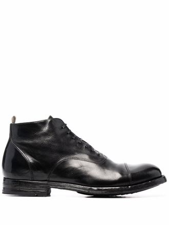 Officine Creative balance leather boots - Black