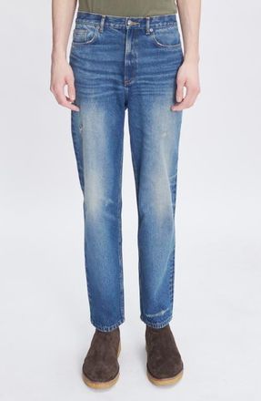 A.P.C. Martin Straight Leg Jeans in Washed Indigo at Nordstrom, Size 32