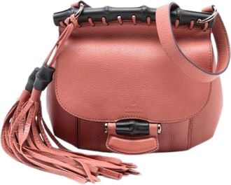 Gucci Pre-owned Cross Body Bags, female, Pink, Size: ONE SIZE Pre-owned Vintage Crossbody Bag