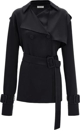 Ferragamo Trench doppiopetto - Black
