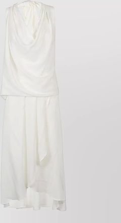 Nouvelle/Silk95Five silk low back midi dress
