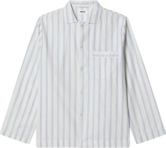 Tekla Nachtkleding, Heren, Veelkleurig, L, Katoen, Poplin Long-Sleeved Shirt