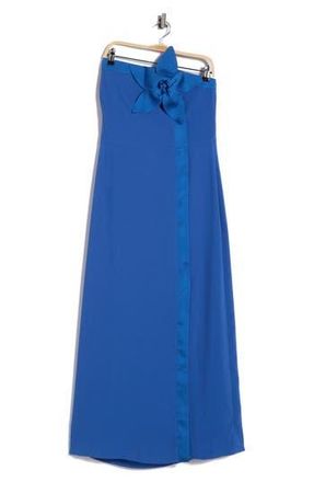 Lilly Pulitzer Anasophia Strapless Maxi Dress in Starlight Navy at Nordstrom Rack, Size 00
