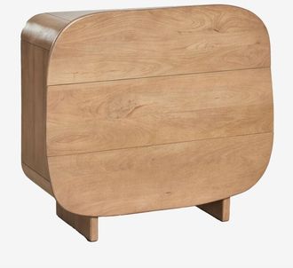 Sklum Sklum - Cassettiera Agathe in legno di mango a 3 cassetti