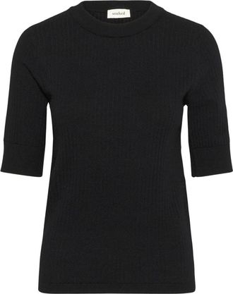 Soaked In Luxury SLSpina Tee - Dames - Truien - Zwart - Maat: XL Viscose
