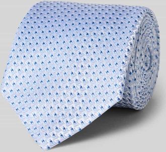 Olymp Seidenkrawatte im Allover-Look (7,5 cm) in Bleu, Gr&ouml;&szlig;e 1