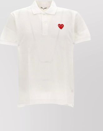 Comme Des Gar&ccedil;ons heart polo shirt play