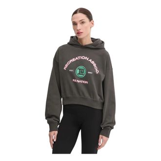 P.E Nation P.E Nation, Dames, Sweatshirts & Hoodies, Zwart, Maat: M Katoen