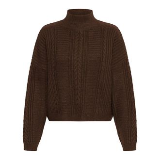 Ichi Maglieria - - Knitwear - Donna - Marrone - L