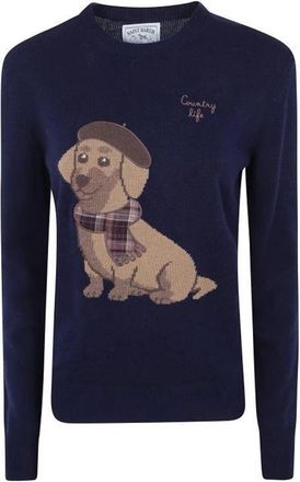 MC2 Saint Barth Maglione girocollo New Queen - - Knitwear - Donna - Blu - L