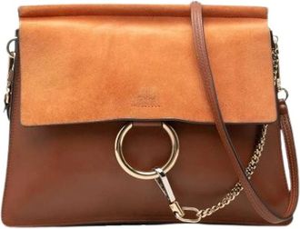 Chlo&eacute; Borsa Faye Crossbody Pre-owned - - Pre-owned - Donna - Marrone - ONE SIZE