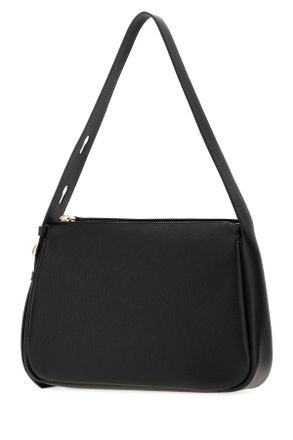 Tory Burch Womens Black Leather Romy Shoulder Bag Borse A Mano