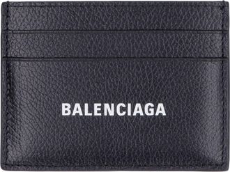 Balenciaga Pebbled Calfskin Card Holder