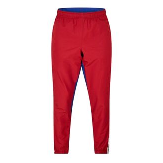 Lacoste Heren XH7587 trainingsbroek (Oranje/blauwe aanvoerder)