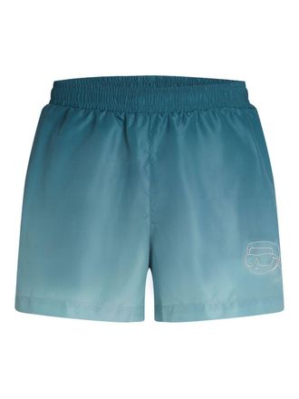Karl Lagerfeld Ikonik Karl zwembroek - Blauw