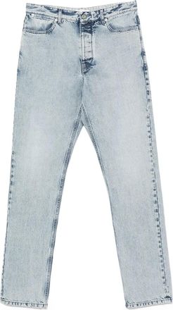 Jil Sander Jeans in cotone con logo - Blu