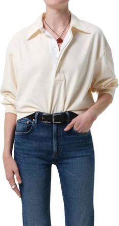 Citizens Of Humanity Aris Rugby Shirt In Pashmina
