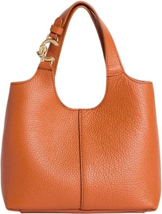 Coccinelle C-Easy Handtas - Dames - Handtassen - Oranje - ONE Size - Leer - Tassen