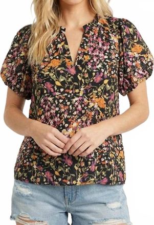 Staccato Wickham Top In Black