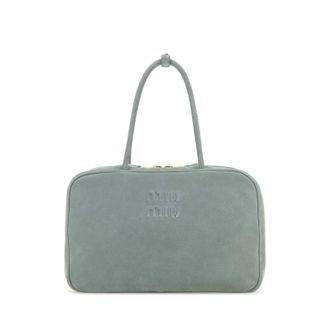 Miu Miu Powder Blue Suede Handbag