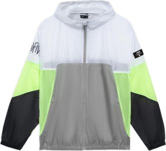 Li-Ning BadFive Logo Loose Fit Jacket White Grey AFDS361-2