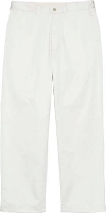 Nanamíca straight-leg chino trousers - men - Organic Cotton/Polyester - 32 - White