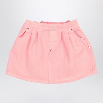 B&uacute;ho Pink cotton blend skirt