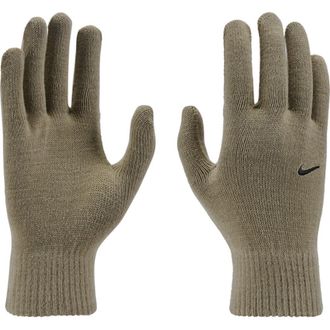 Nike Unisex Adult 2.0 Knitted Swoosh Grip Gloves (L-XL) (Khaki Green/Black)