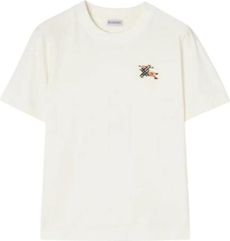 Burberry T-Shirt Burb H26 - Dames - T-shirts - Beige - S - Katoen - Tops