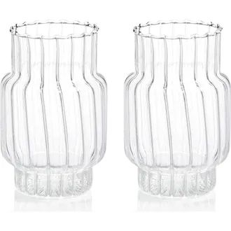 Zodax Mimo Set of 2 Glass Vases in Clear at Nordstrom Rack