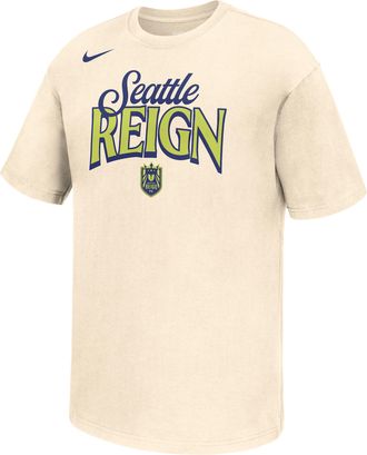 Nike Seattle Reign Max90 Nike Mens NWSL T-Shirt in White | M11766SRFC26-NAT