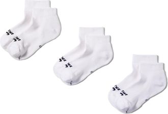 Nike Womens SKIMS Dri-FIT Ankle Socks (3 Pairs) in White | IQ8107-902