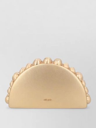 Cult Gaia leather clutch bag