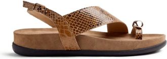 Gioseppo Tanauan Sandalo Basso - Dames - Sandalen - Bruin - 37 EU - Leer - Schoenen