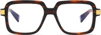 Balmain Françoise - Brown Swirl / 18k Gold Rx Glasses