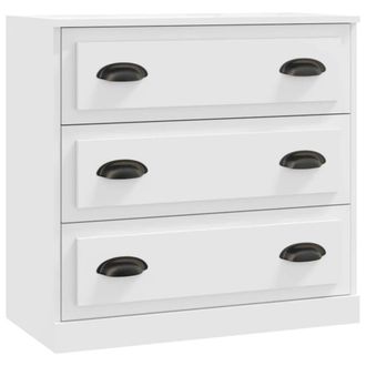 Berkfield Home Sideboards 2 pcs White Engineered Wood