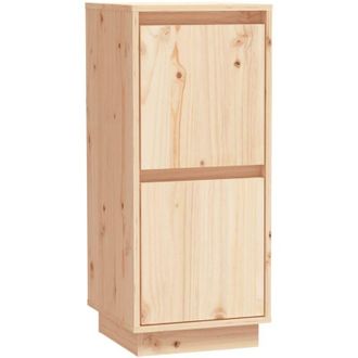 vidaXL Sideboard 31.5x34x75 cm Solid Wood Pine Vidaxl