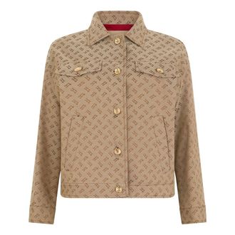 Herno Light Jackets, female, Beige, Size: M Elegant Jacket