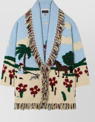 Alanui wool blend cardigan