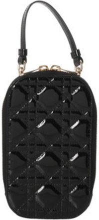 Dior Black Patent Leather Phone Wallet (Pre-Owned)
