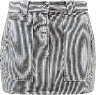 Isabel Marant Denim Rok - Dames - Spijkerrokken - Veelkleurig - M - Denim - Rokken