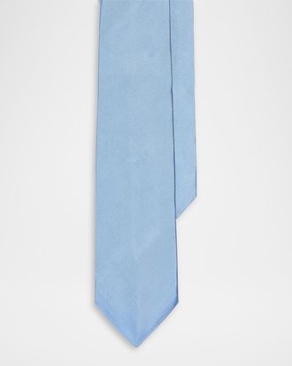 Ralph Lauren Purple Label Men & apos;s Peau De Soie Solid Silk Tie