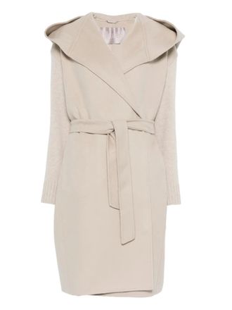 Herno Mantel met ceintuur - Beige