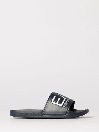 Emporio Armani Sliders EA7 in gomma con stampa logo
