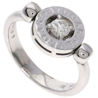 Bulgari Bvlgari Bvlgari White Gold (18K) Band Ring (Pre-Owned)