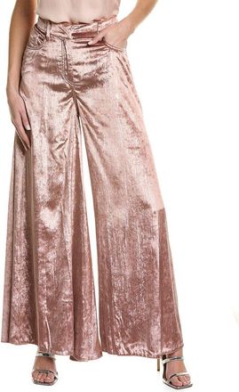 Brunello Cucinelli Extreme Wide Leg Tinsel Pant
