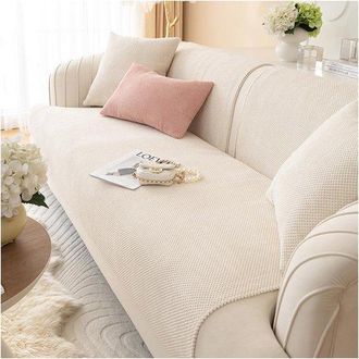 OEM Funda Para Sof&aacute; En Forma De L, Funda Para Sof&aacute; Esquinero De 2/3/4 Plazas, Protector De Sof&aacute; Antideslizante (beige, 70 X 150 Cm)