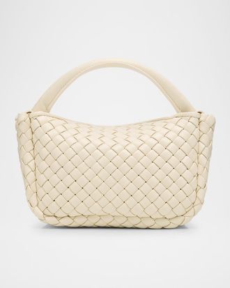 Bottega Veneta Cobble Mini Leather Top-Handle Bag