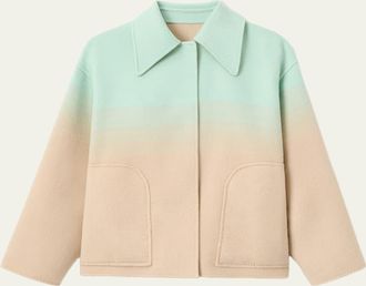 Lafayette 148 New York Oversized Reversible Double-Face Coat