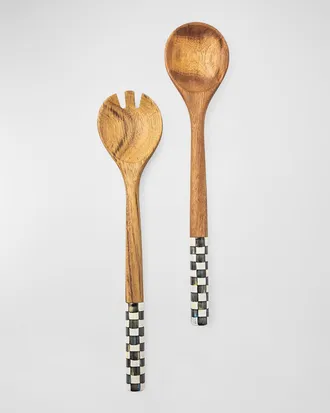 MacKenzie-Childs Courtly Check Salad Servers